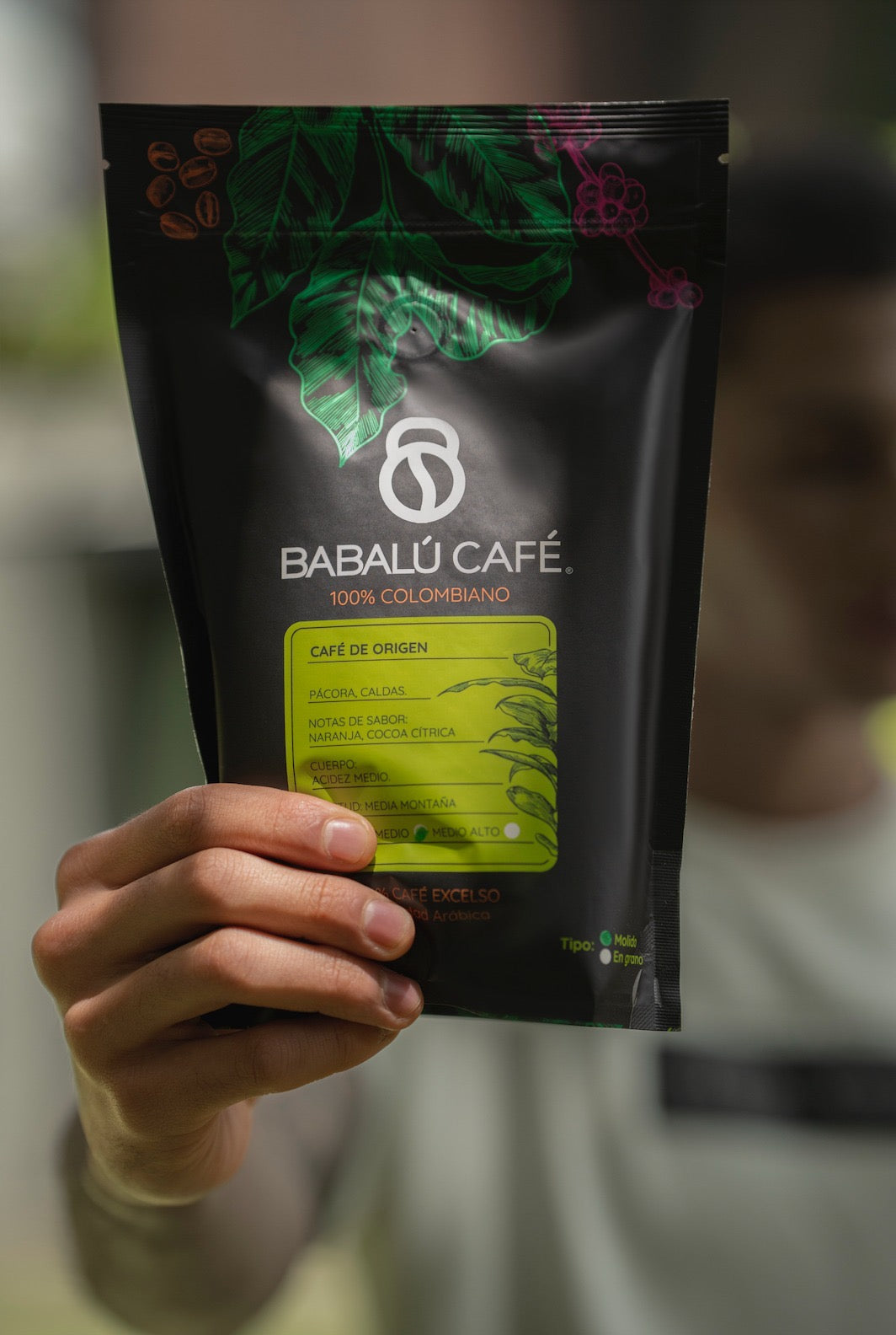 CAFE DE ORIGEN 100% COLOMBIANO X 340g