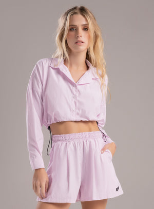 Blusa casual color rosado para mujer, marca BABALÚ, referencia 112633, vista frontal. Compra al por mayor en babalu.com.co en COP.