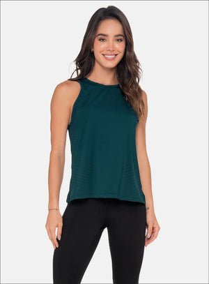 Blusa deportiva color azul para mujer, marca BABALÚ, referencia 111233, vista frontal. Compra al por mayor en babalu.com.co en COP.