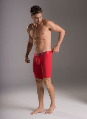 Boxer extra color rojo para hombre, marca TARRAO, referencia 775711, vista lateral. Compra al por mayor en babalu.com.co en COP.
