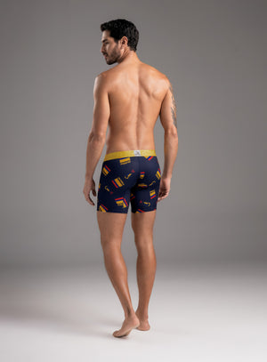 Boxer largo color argentina para hombre, marca TARRAO, referencia 78661, vista trasera. Compra al por mayor en babalu.com.co en COP.