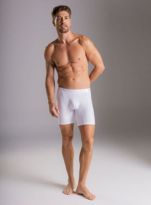 Boxer largo color blanco para hombre, marca TARRAO, referencia 622111, vista frontal. Compra al por mayor en babalu.com.co en COP.
