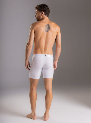 Boxer largo color blanco para hombre, marca TARRAO, referencia 72821, vista trasera. Compra al por mayor en babalu.com.co en COP.