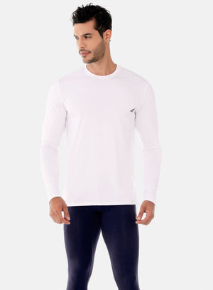 Camibuso deportivo color blanco para hombre, marca INIZIO, referencia 86316, vista frontal. Compra al por mayor en babalu.com.co en COP.