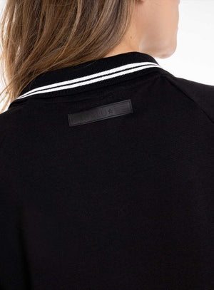 Camiseta casual color negro para mujer, marca BABALÚ, referencia 111613, vista detalle. Compra al por mayor en babalu.com.co en COP.