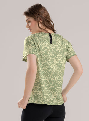 Camiseta deportiva para mujer, marca BABALÚ, referencia 113883, vista detalle. Compra al por mayor en babalu.com.co en COP.