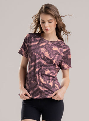 Camiseta deportiva para mujer, marca BABALÚ, referencia 113883, vista frontal. Compra al por mayor en babalu.com.co en COP.