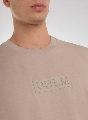 Camiseta oversize color beige para hombre, marca BBL MEN, referencia 19, vista detalle. Compra al por mayor en babalu.com.co en COP.