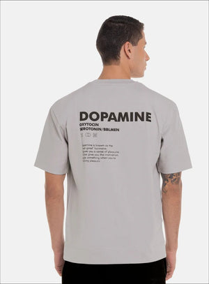 Camiseta oversize color gris para hombre, marca BBL MEN, referencia 29, vista trasera. Compra al por mayor en babalu.com.co en COP.