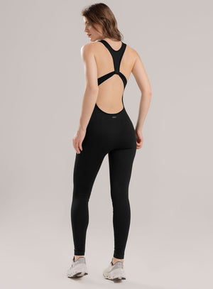 Enterizo deportivo color negro, marca BABALÚ, referencia 114633, vista detalle. Compra al por mayor en babalu.com.co en COP.