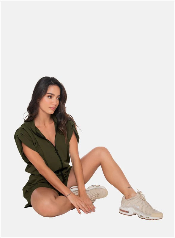 ENTERIZO DEPORTIVO POLIÉSTER SEMI IMPERMEABLE