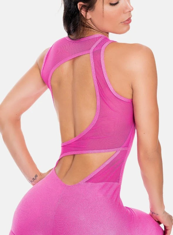 ENTERIZO DEPORTIVO MUJER CON CIERRE EN TELA JACQUARD  TALLA ÚNICA