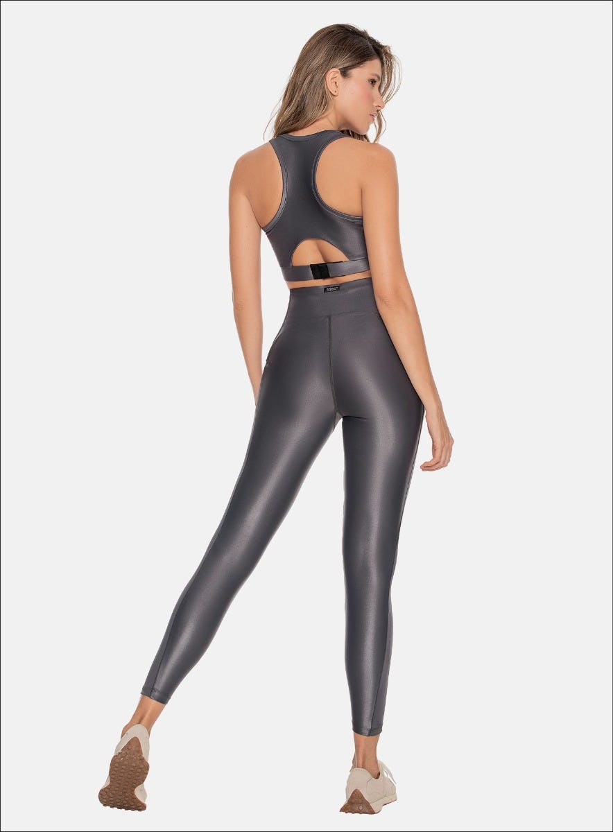 LEGGINS DEPORTIVO POLIAMIDA APARIENCIA CUERO - PRECIO ESPECIAL