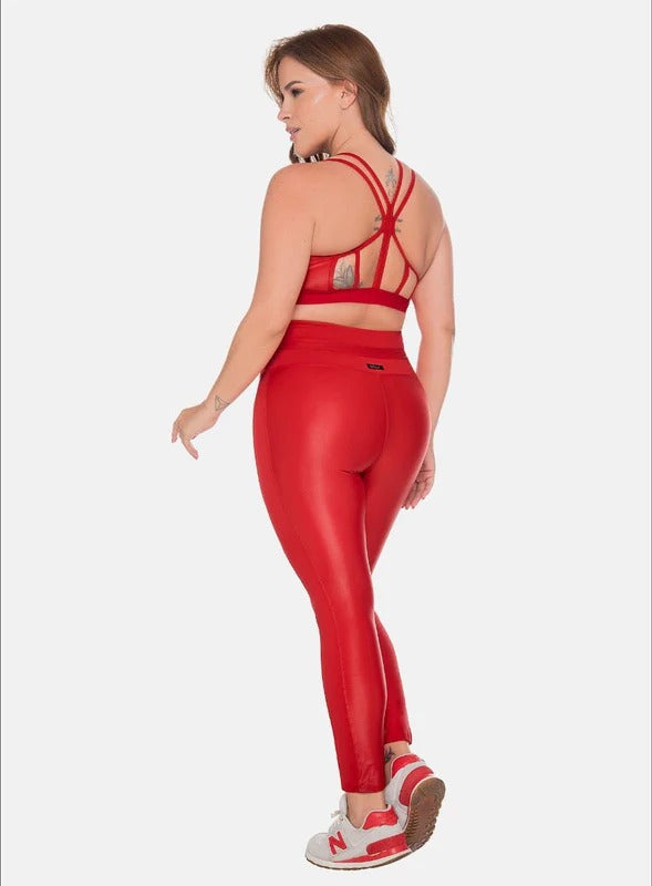 LEGGINS DEPORTIVO POLIAMIDA APARIENCIA CUERO