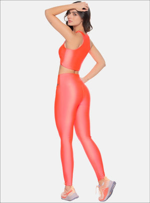 Leggins deportivo color verde para mujer, marca BABALÚ, referencia 109053, vista trasera. Compra al por mayor en babalu.com.co en COP.