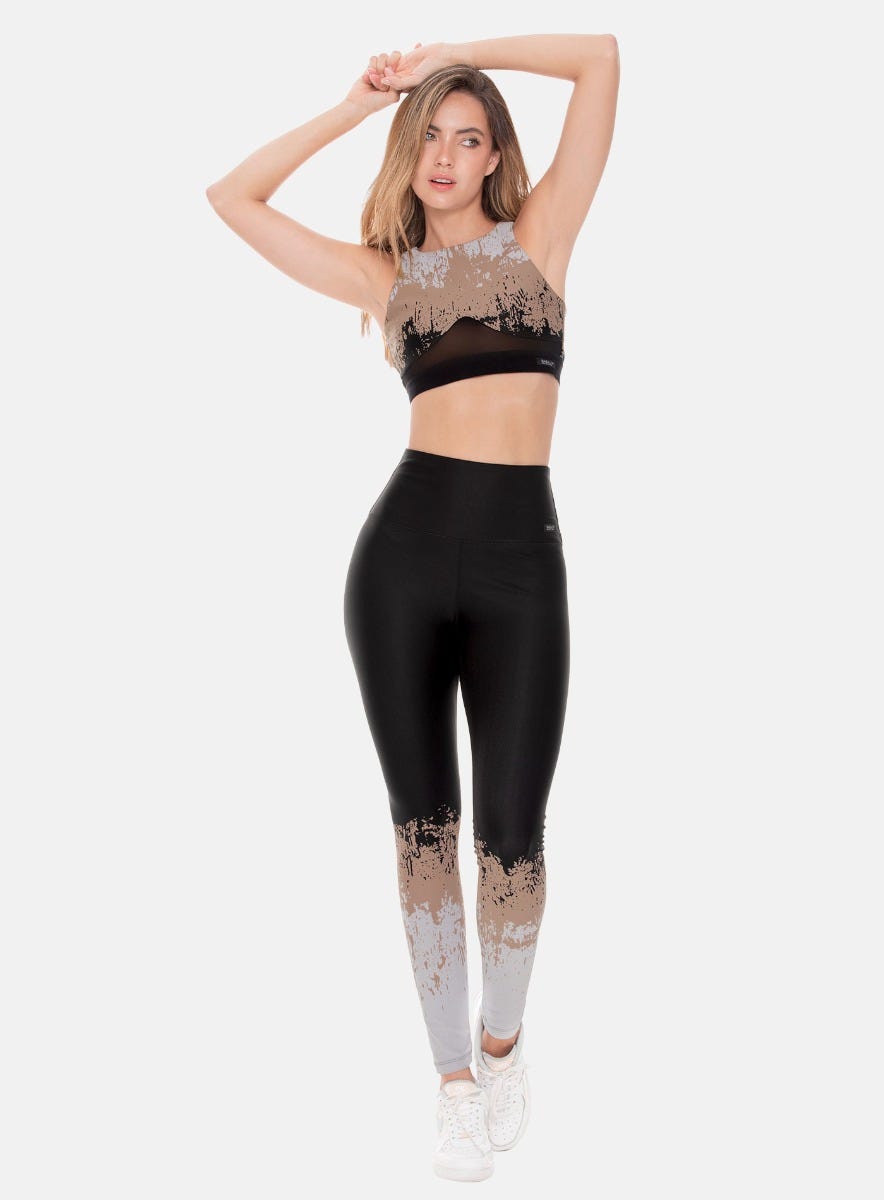 LEGGINS DEPORTIVO POLIAMIDA JACQUARD