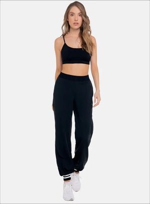 Pantalon casual color negro para mujer, marca BABALÚ, referencia 111793, vista frontal. Compra al por mayor en babalu.com.co en COP.
