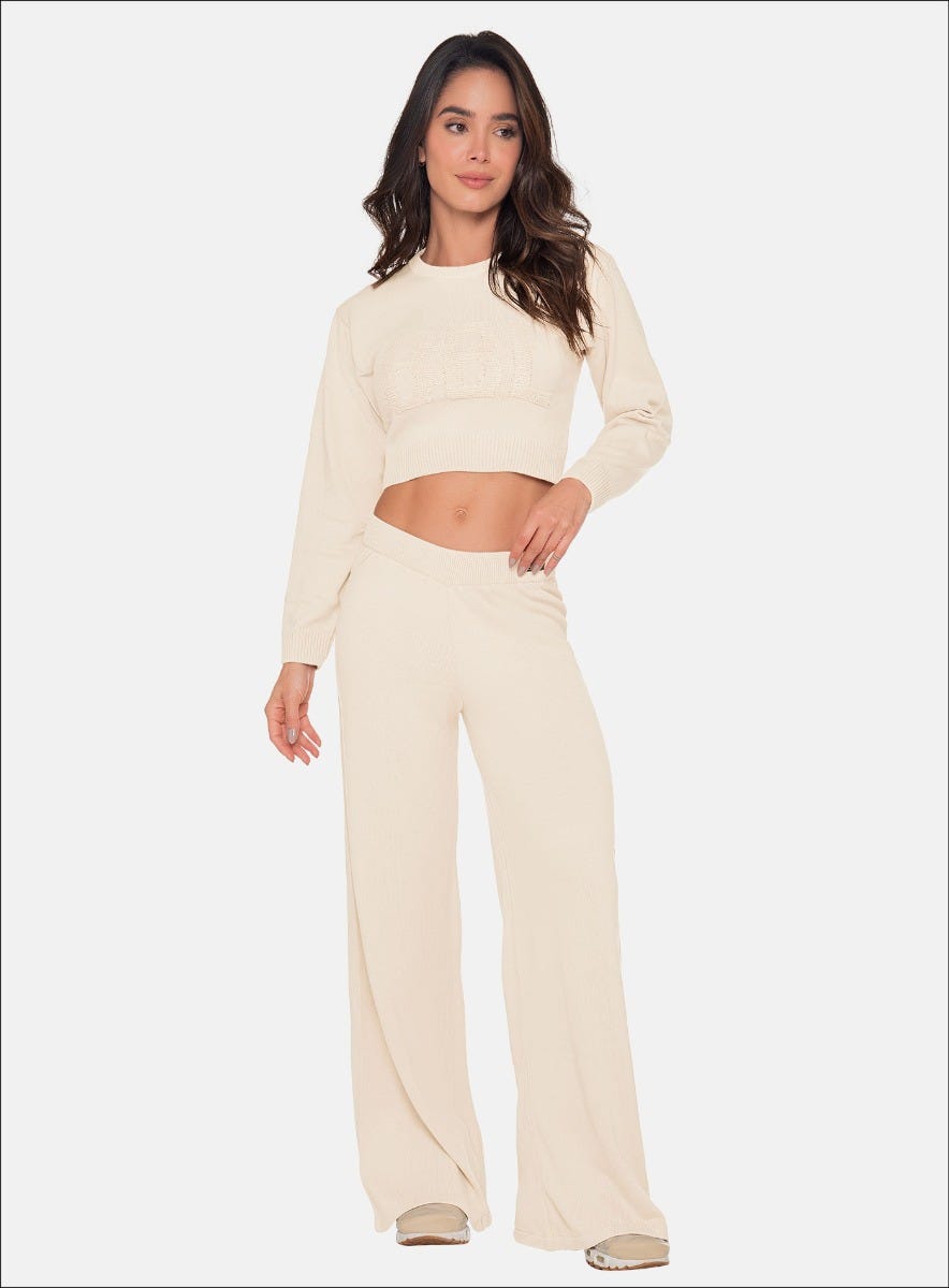 PANTALÓN TEJIDO EN HILO