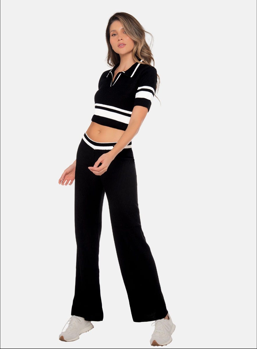 PANTALÓN TEJIDO EN HILO