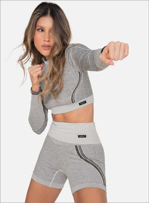 Short deportivo color blanco para mujer, marca BABALÚ, referencia 111933, vista frontal. Compra al por mayor en babalu.com.co en COP.