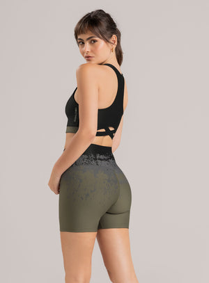Short deportivo color gris para mujer, marca BABALÚ, referencia 113683, vista frontal. Compra al por mayor en babalu.com.co en COP.