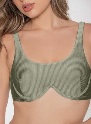 Top casual color verde, marca BABALÚ, referencia 110793, vista detalle. Compra al por mayor en babalu.com.co en COP.