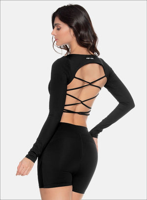 Top deportivo color negro, marca BABALÚ, referencia 109373, vista detalle. Compra al por mayor en babalu.com.co en COP.