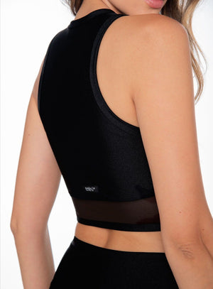 Top deportivo color negro, marca BABALÚ, referencia 110773, vista detalle. Compra al por mayor en babalu.com.co en COP.