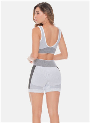 Top deportivo color rosado para mujer, marca BABALÚ, referencia 108873, vista detalle. Compra al por mayor en babalu.com.co en COP.