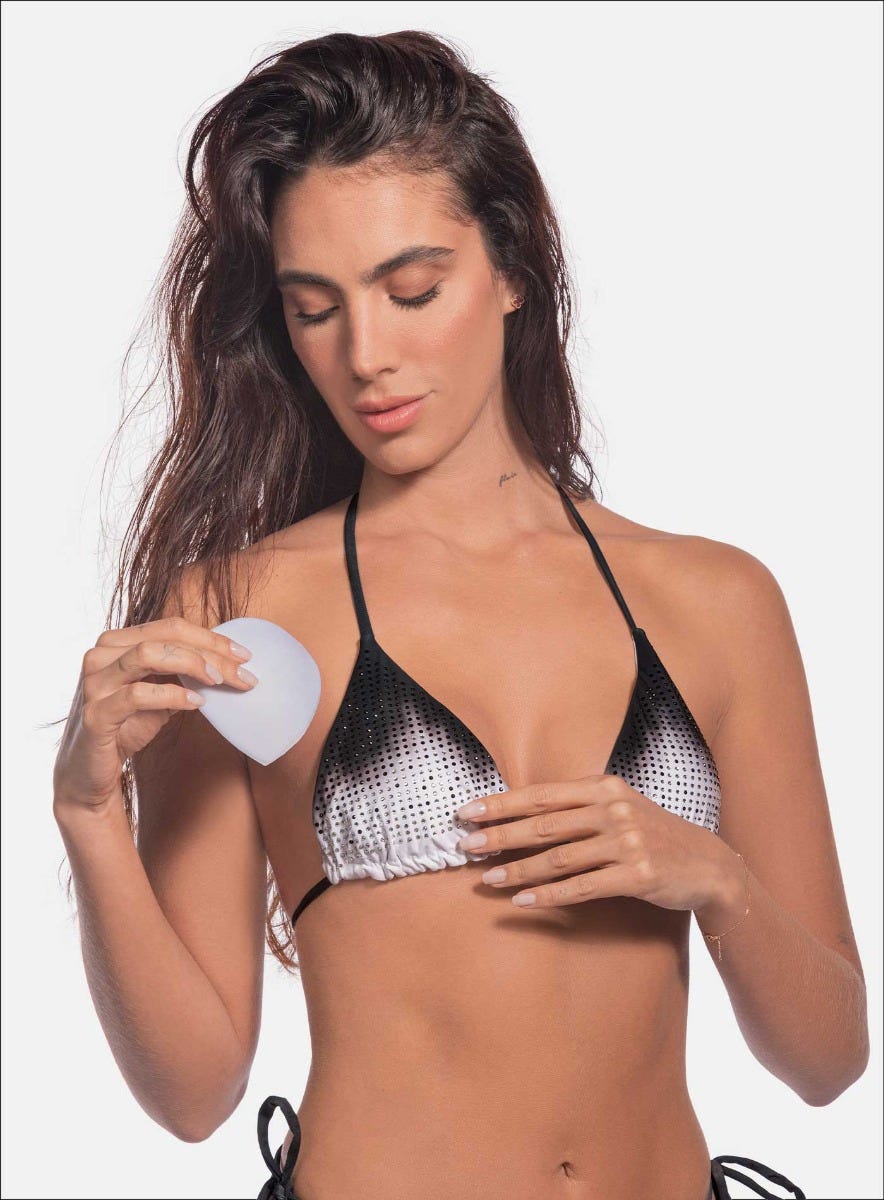 VESTIDO DE BA;O DOS PIEZAS SULIMADO EN DEGRADE CON INSERTOS EN PEDRERIA