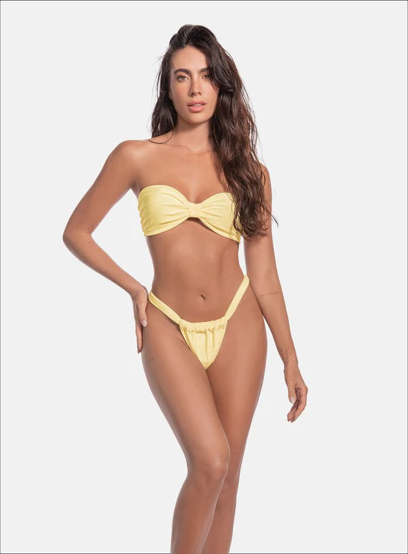 VESTIDO DE BAÑO DOS PIEZAS EFECTO VELVETIN