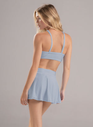 Vestido deportivo color negro para mujer, marca BABALÚ, referencia 113573, vista trasera. Compra al por mayor en babalu.com.co en COP.