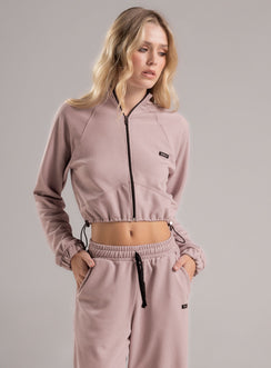 CHAQUETA ESTILO URBANO EN TELA TEXTURIZADA DISEÑO GALLETA