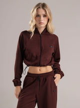 CHAQUETA ESTILO URBANO EN TELA TEXTURIZADA DISEÑO GALLETA