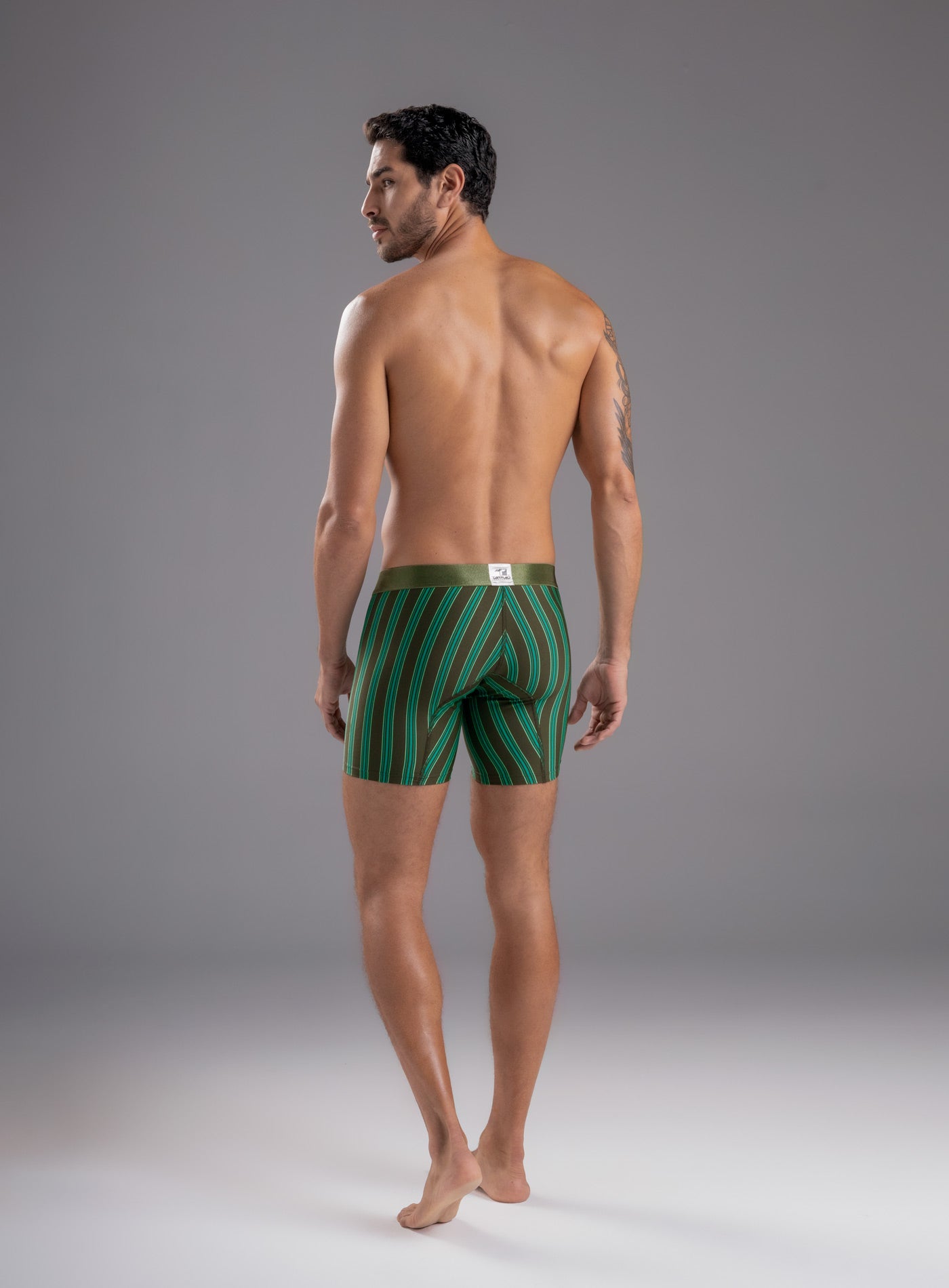BOXER LARGO MICROFIBRA RAYAS