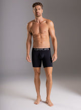 BOXER LARGO MICROFIBRA MALLA