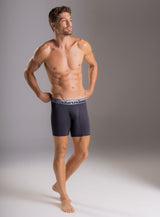 BOXER LARGO MICROFIBRA MALLA