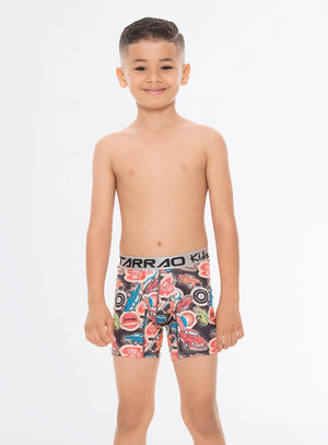 Boxer microfibra barrita Tarrao Negro ref 76331A
