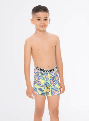 Boxer microfibra barrita Tarrao Verde ref 76331A