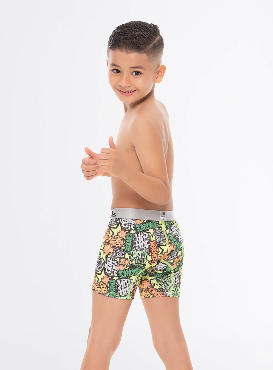 Boxer microfibra barrita Tarrao Verde ref 76331B