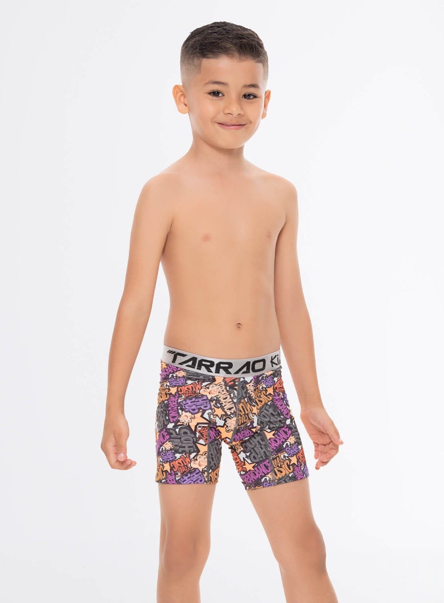 Boxer microfibra barrita Tarrao Morado ref 76331B