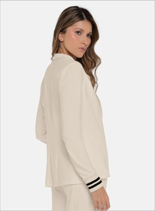 Blazer casual color marfil, marca BABALÚ, referencia 111743, vista detalle. Compra al por mayor en babalu.com.co en COP.