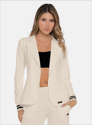 Blazer casual color marfil, marca BABALÚ, referencia 111743, vista frontal. Compra al por mayor en babalu.com.co en COP.