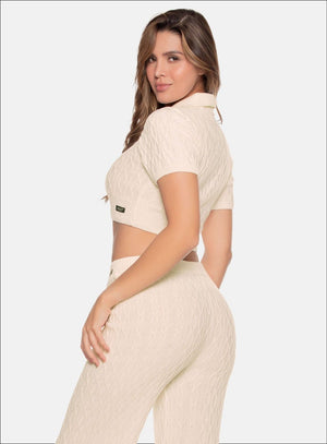 Blusa deportiva color negro para mujer, marca BABALÚ, referencia 110003, vista lateral. Compra al por mayor en babalu.com.co en COP.