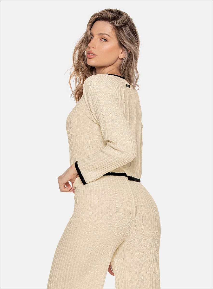 BLUSA CASUAL PUNTO TEJIDO - PRECIO ESPECIAL