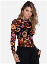 Body sublimado en tela semi transparente