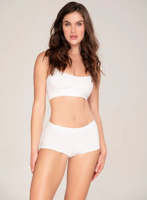 Boxer aries color blanco para mujer, marca BABALÚ, referencia 27591, vista frontal. Compra al por mayor en babalu.com.co en COP.
