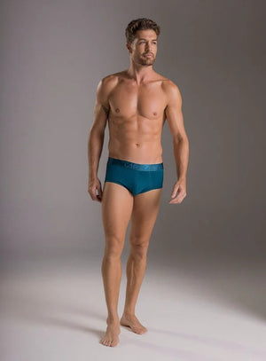 Boxer brief color verde para hombre, marca TARRAO, referencia 75511, vista frontal. Compra al por mayor en babalu.com.co en COP.