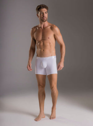 Boxer corto color blanco para hombre, marca TARRAO, referencia 18551, vista frontal. Compra al por mayor en babalu.com.co en COP.