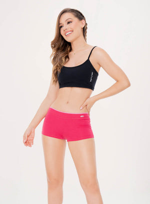 Boxer dama color fucsia para mujer, marca BABALÚ, referencia 24751, vista frontal. Compra al por mayor en babalu.com.co en COP.